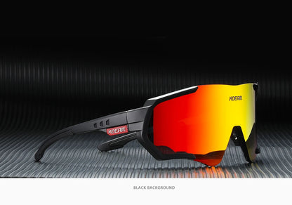 Sonnenbrille Sport TR90 polarisiert Flash-Beschichtung Outdoor Herren