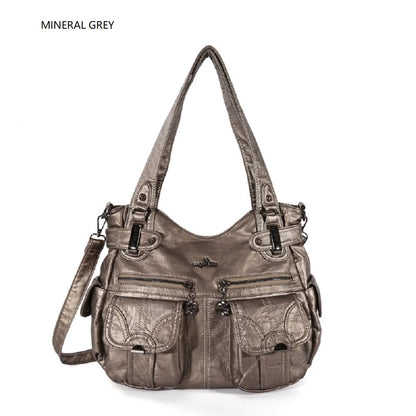 Damen-Handtasche Multifunktionale PU-Tasche Großes Fassungsvermögen Alltagsbegleiter