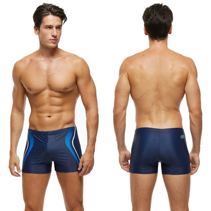 Herren-Badeshorts aus Polyester mit herausnehmbarem Polster – sexy und in großen Größen erhältlich, ideal für Sport und Strand.