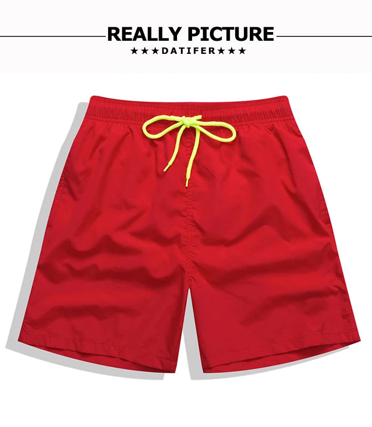 Herren-Badeshorts mit Mesh-Innenfutter und Reißverschlusstaschen – schnelltrocknend und ideal für den Strand
