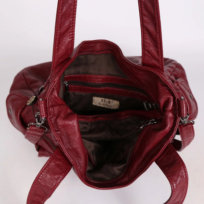 Damen-Handtasche Multifunktionale PU-Tasche Großes Fassungsvermögen Alltagsbegleiter