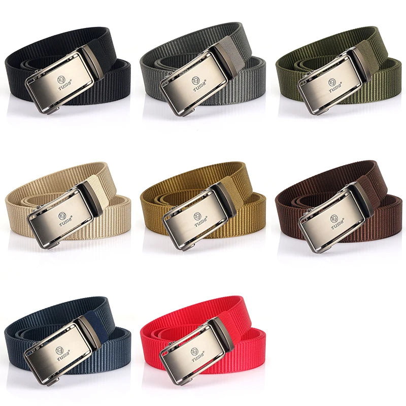 VATLY Tactical Nylon-Gürtel 3,4 cm 1200D mit Automatik-Schnalle Outdoor
