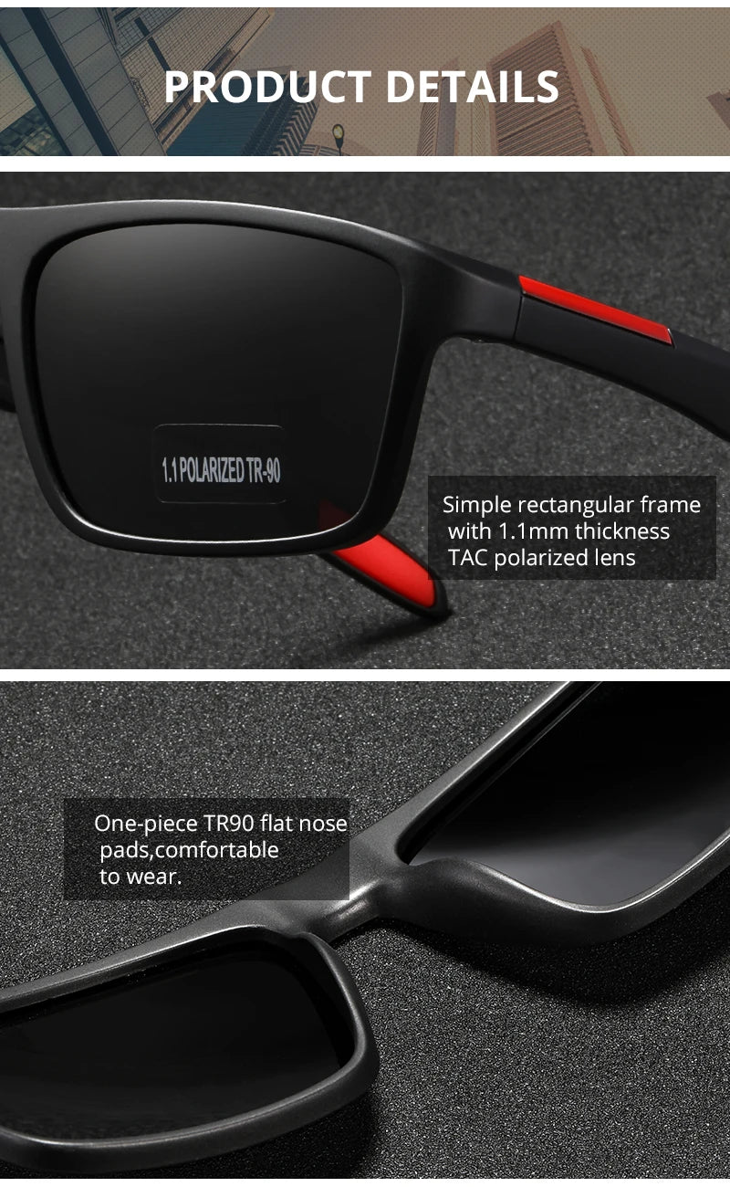 Sonnenbrille übergroß rechteckig polarisiert photochrom 154mm Sport