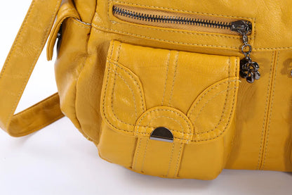 Damen-Handtasche Multifunktionale PU-Tasche Großes Fassungsvermögen Alltagsbegleiter