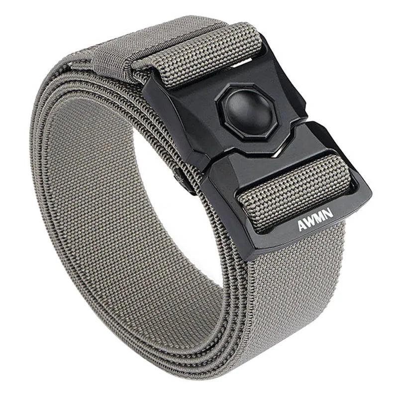 VATLY Taktischer Stretch-Gürtel Herren Nylon mit Zink-Schnellverschluss