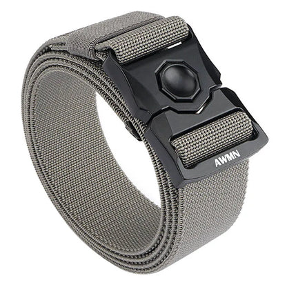 VATLY Taktischer Stretch-Gürtel Herren Nylon mit Zink-Schnellverschluss