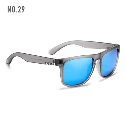 Sonnenbrille quadratisch polarisiert transparent 30 Farben Spiegel Herren