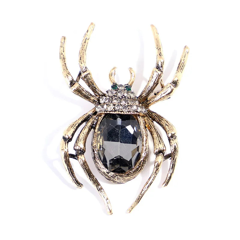 Brosche Spinne Insekt Retro Legierung Kragen Urlaub Zubehör Damen