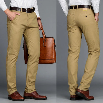 Herren Hose aus Baumwolle im lässigen Stretch-Stil in Übergröße