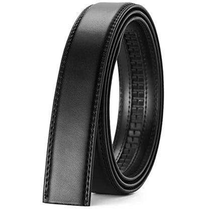 Herren Ratchet Ledergürtel Rindsleder Bunt Automatik-Schnalle 3 cm Jeans
