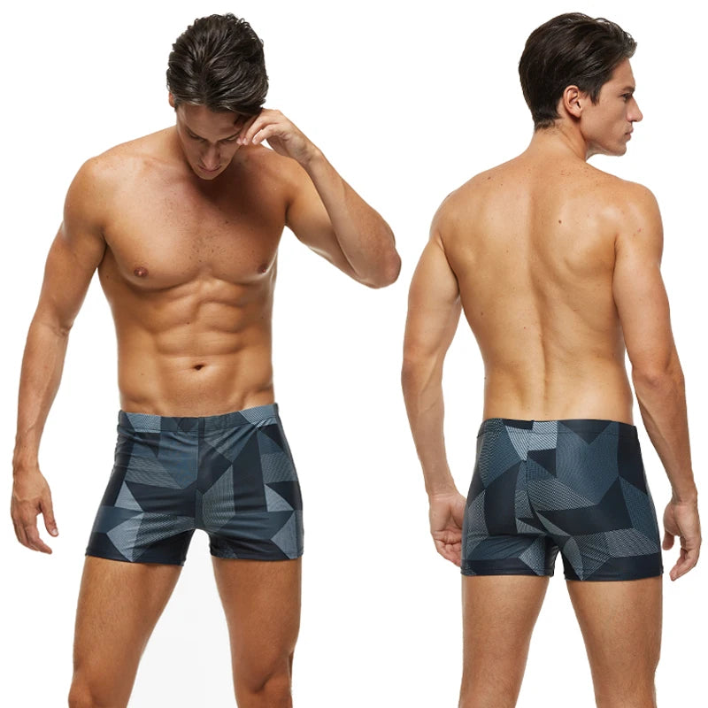 Kurze Herren-Polyester-Shorts mit schnelltrocknendem Druck und atmungsaktivem Mesh-Futter sowie Tasche – ideal für das Fitnessstudio