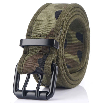 Herren-Gürtel aus Canvas mit 3,8 cm Breite - Geeignet für Wanderungen im Freien, Langlebig