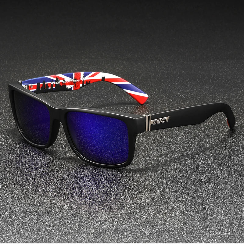 Sonnenbrille Sport polarisiert photochrom Fahren auffällige Farben Hartbox