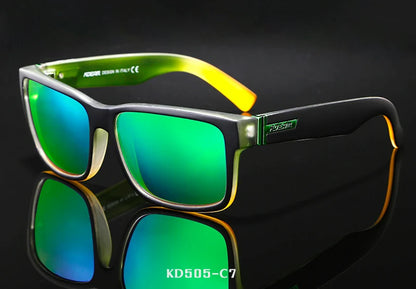 Sonnenbrille Sport polarisiert photochrom Fahren auffällige Farben Hartbox