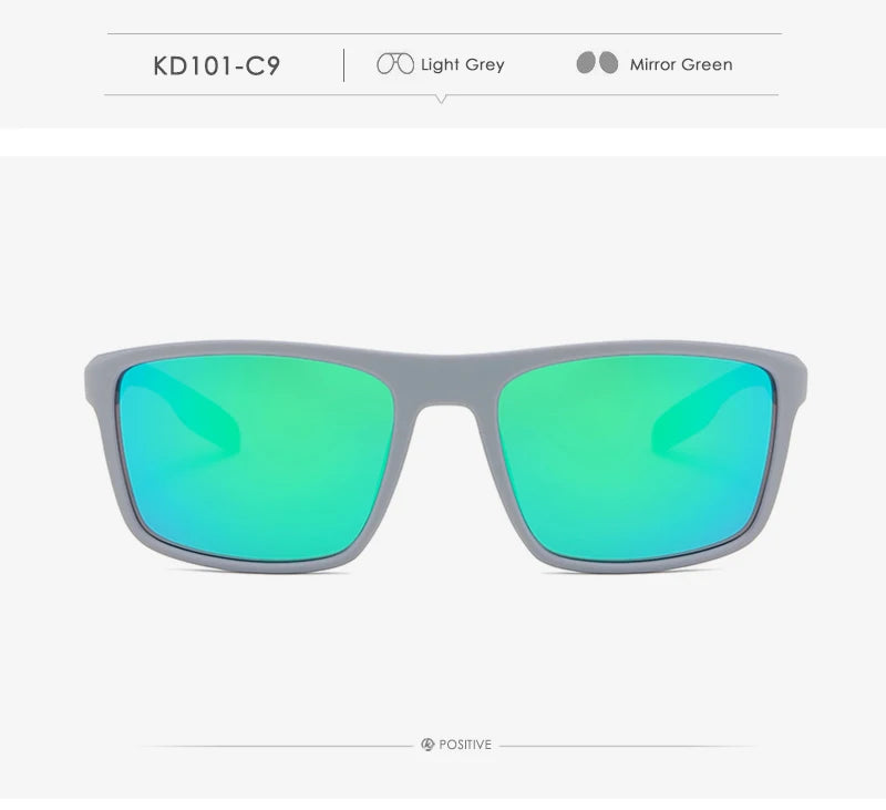 Sonnenbrille rechteckig TR90 ultraleicht polarisiert 1,1mm Fahren Cat.3 Unisex