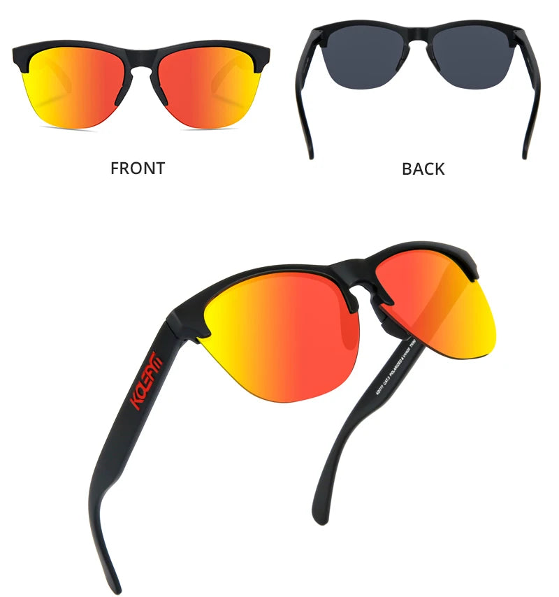 Sonnenbrille Lifestyle Fahren TR90 halbrandlos ultraleicht polarisiert Unisex