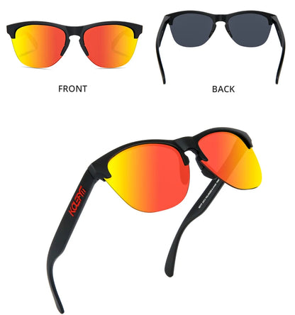 Sonnenbrille Lifestyle Fahren TR90 halbrandlos ultraleicht polarisiert Unisex
