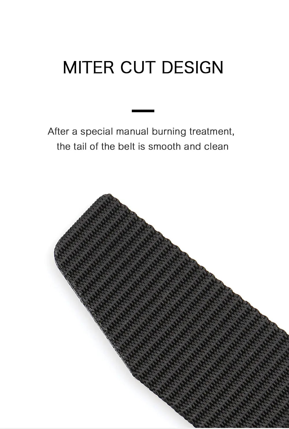 Herren Tactical Nylon-Gürtel 3,8 cm Canvas Military Outdoor 125 cm