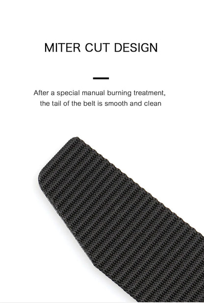 Herren Tactical Nylon-Gürtel 3,8 cm Canvas Military Outdoor 125 cm