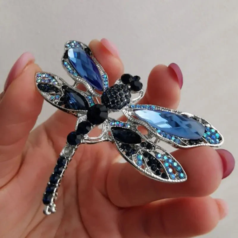 Brosche Tier Strass Vogel Insekt Metall vielseitig Party Damen
