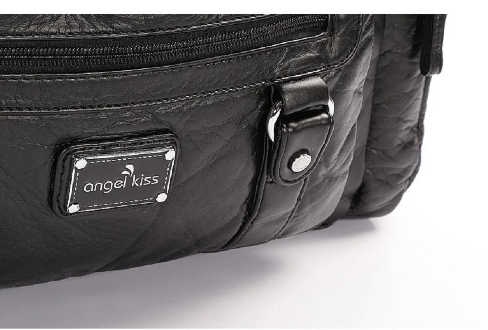 Damen-Schultertasche aus PU-Leder mit Top-Griff und extrem großem Fassungsvermögen für Alltag