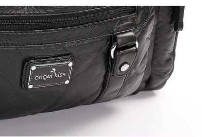 Damen-Schultertasche aus PU-Leder mit Top-Griff und extrem großem Fassungsvermögen für Alltag