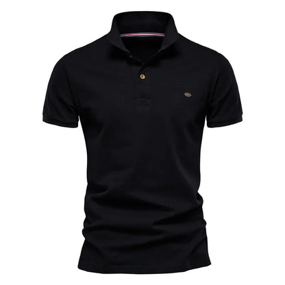 Herren Polo-Shirt aus 100 Prozent Baumwolle im einfarbigen Casual-Stil