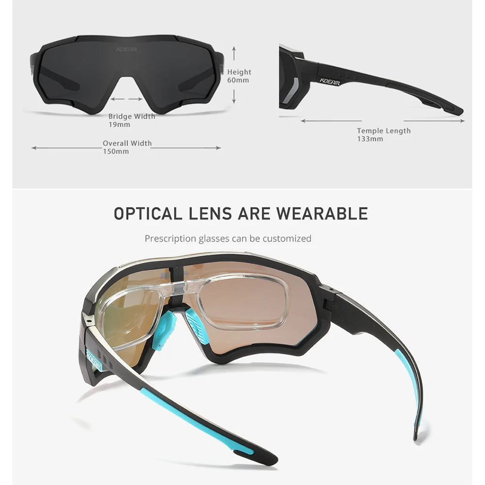 Sonnenbrille Sport TR90 polarisiert Flash-Beschichtung Outdoor Herren