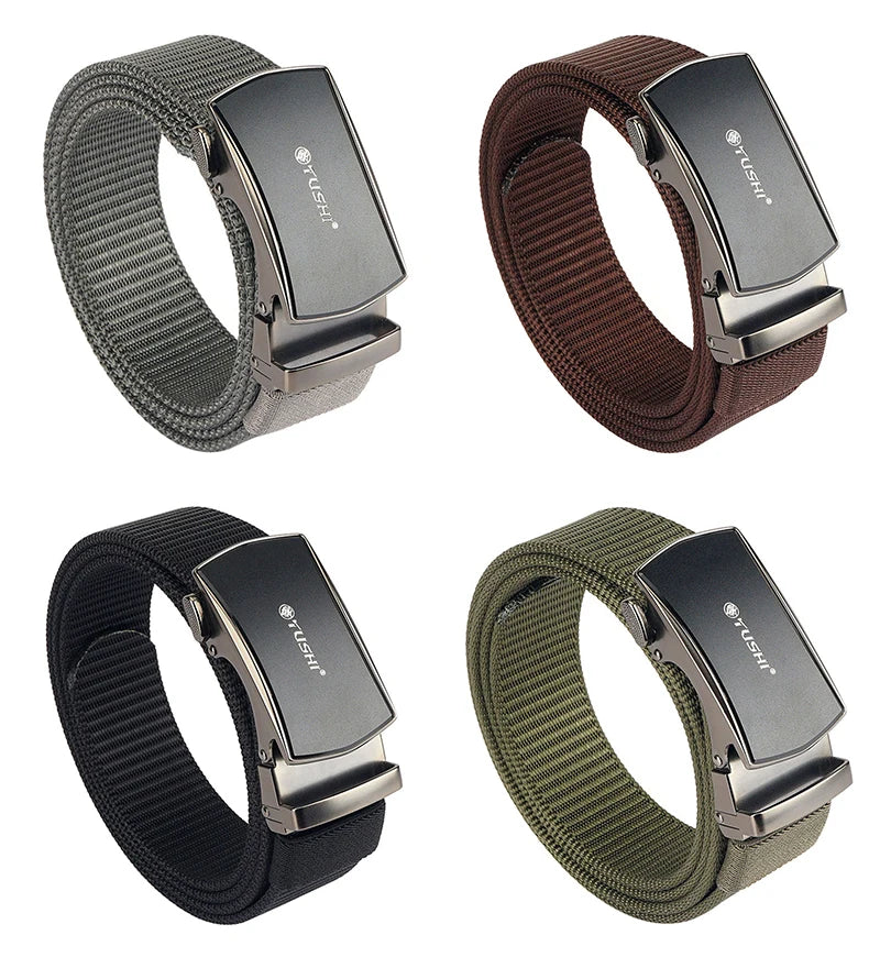 VATLY Casual Tactical Gürtel 3,4 cm 1200D Nylon Automatik-Schnalle Outdoor
