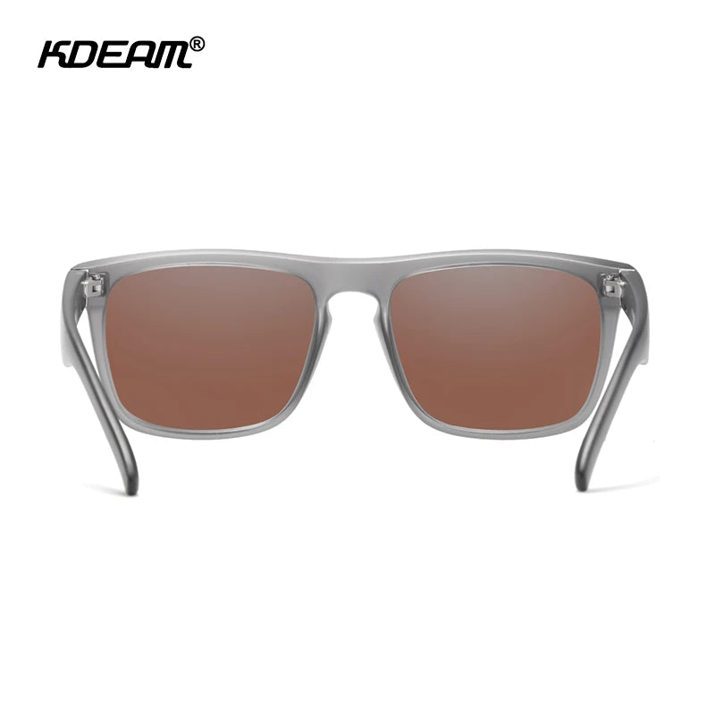 Sonnenbrille quadratisch polarisiert transparent 30 Farben Spiegel Herren