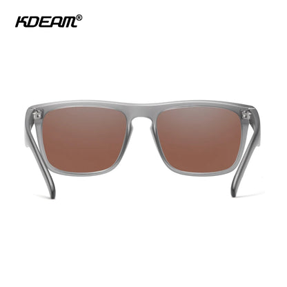 Sonnenbrille quadratisch polarisiert transparent 30 Farben Spiegel Herren