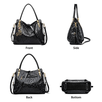 Damen Handtasche aus natürlichem Rindsleder