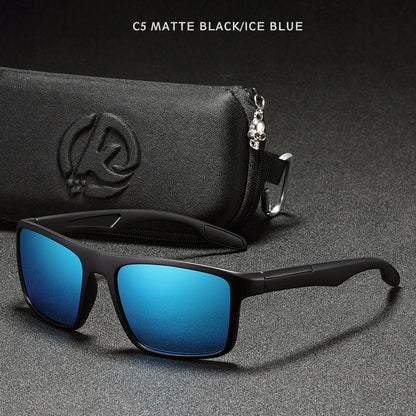 Sonnenbrille rechteckig TR90 ultraleicht polarisiert 1,1mm Fahren Cat.3 Unisex