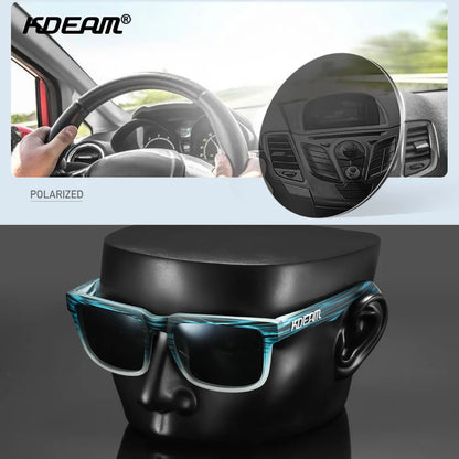 Sonnenbrille quadratisch polarisiert Angeln Lifestyle Spiegel Hartbox Unisex