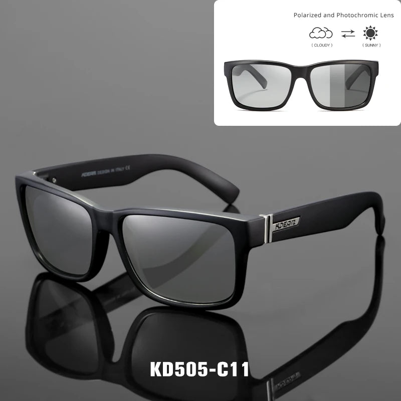 Sonnenbrille Sport polarisiert photochrom Fahren auffällige Farben Hartbox
