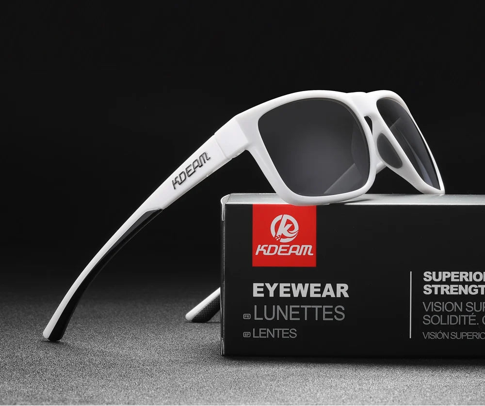 Sonnenbrille quadratisch photochrom polarisiert rutschfest Outdoor Unisex