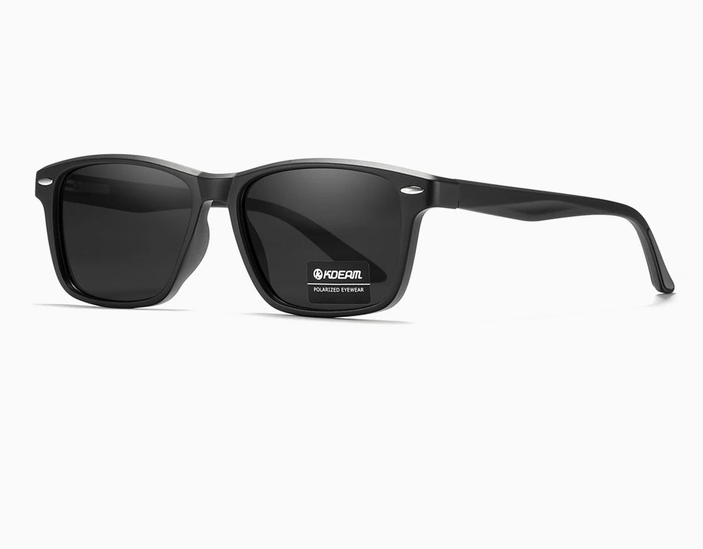 Sonnenbrille quadratisch polarisiert TR90 Federgelenk Unisex