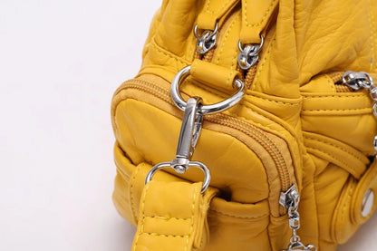 Damen-Handtasche mit Top-Griff und Mehrfachinnenfächern für Alltag und Freizeit Leichtgewichtig