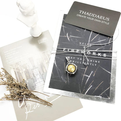 Damen-Charm-Anhänger Globus drehbar World of Rebels aus Sterlingsilber