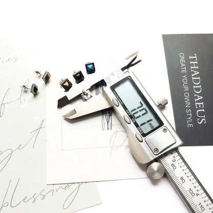 Damen-Ohrstecker Afrika ethnisch 925 Sterlingsilber