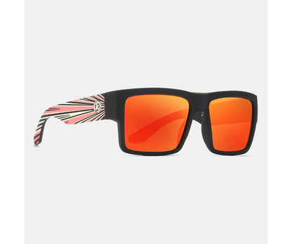 Sonnenbrille quadratisch polarisiert UV400 Punk-Stil elastisch Herren