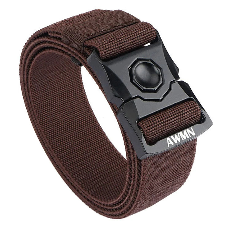VATLY Taktischer Stretch-Gürtel Herren Nylon mit Zink-Schnellverschluss