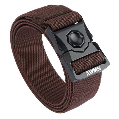 VATLY Taktischer Stretch-Gürtel Herren Nylon mit Zink-Schnellverschluss