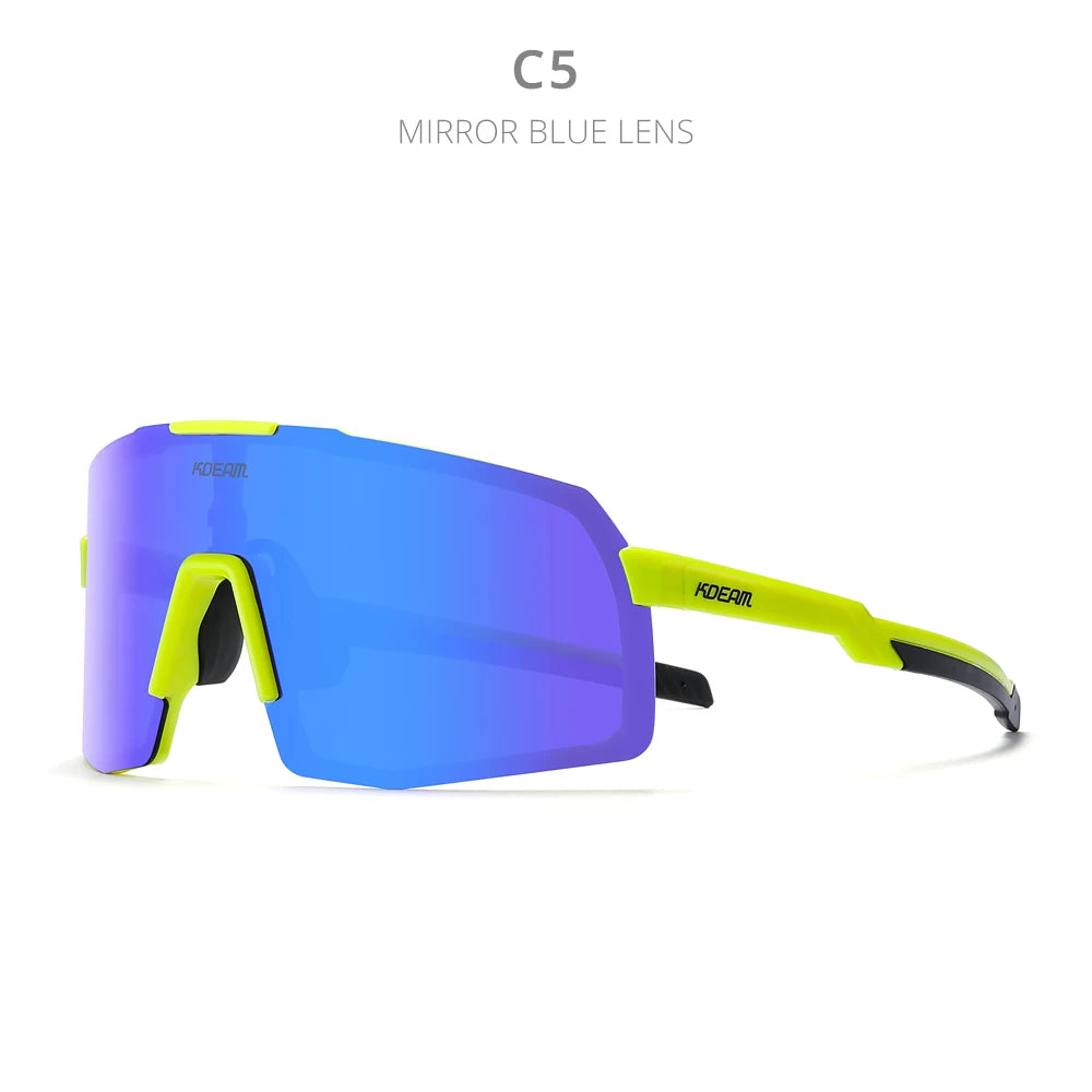 Sonnenbrille Sport TR90 polarisiert UV400 Laufen Angeln Outdoor Herren