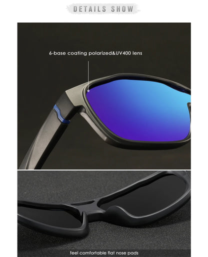 Sonnenbrille Einteiler polarisiert übergroß Schild Sport Herren