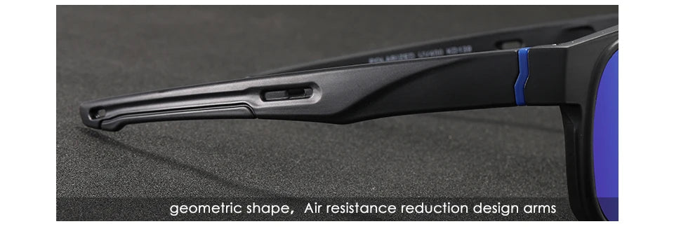 Sonnenbrille Einteiler polarisiert übergroß Schild Sport Herren