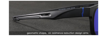 Sonnenbrille Einteiler polarisiert übergroß Schild Sport Herren