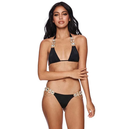 Sexy Bikini-Set für Damen mit Push-up-Effekt – ideal für Strand und Pool