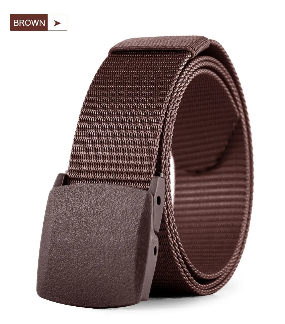 Herren Tactical Nylon-Gürtel 3,8 cm Canvas Military Outdoor 125 cm
