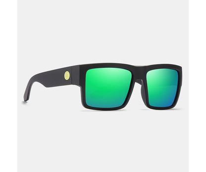 Sonnenbrille quadratisch polarisiert UV400 Punk-Stil elastisch Herren